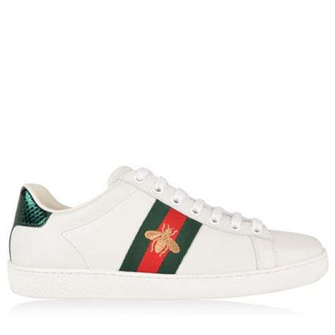 gucci blue trainers|gucci bee trainers women's.